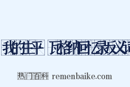 我的生平·瓦格纳回忆录反义词是什么意思的图片
